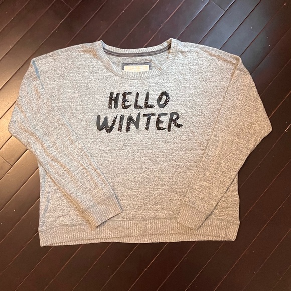 Abercrombie Sleepwear Collection Grey Sweatshirt size M - Picture 1 of 4